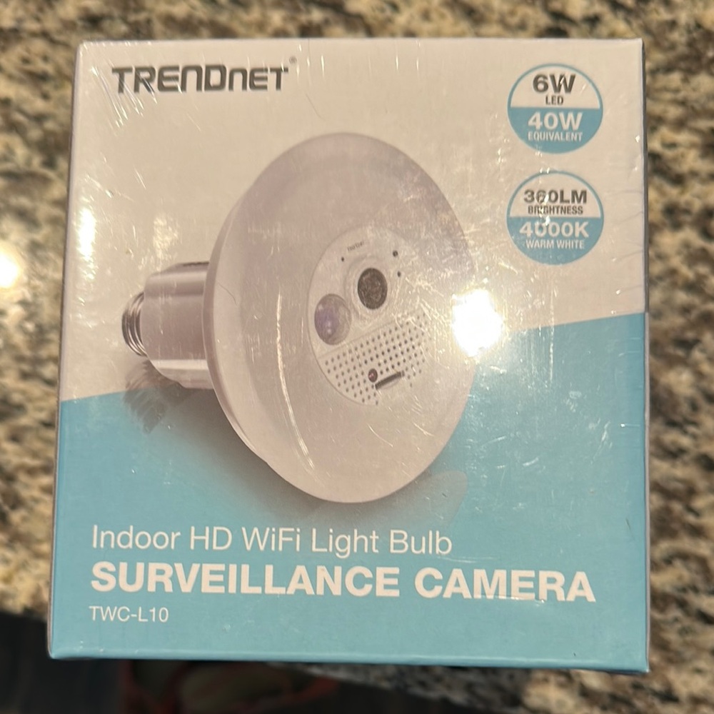 TRENDnet hidden Camera for Indoor Use light